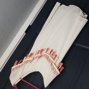 Orange and White, Off the shoulder, Lily Rose dress